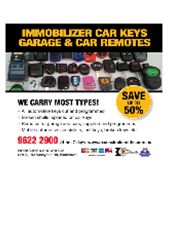 Immobilizer Car Keys