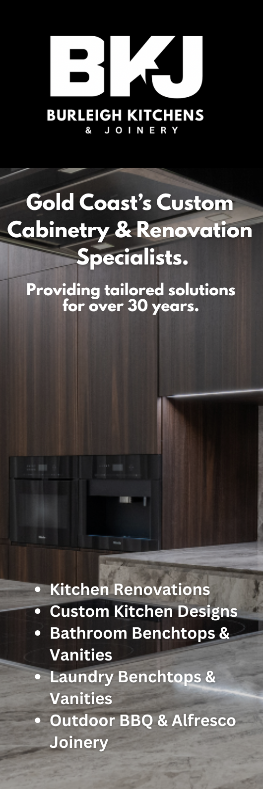 Burleigh Kitchens & Joinery - Promotion