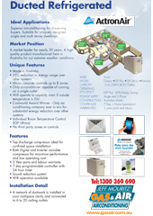 Ducted Refrigerated - Actron