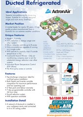 Ducted Refrigerated - Actron