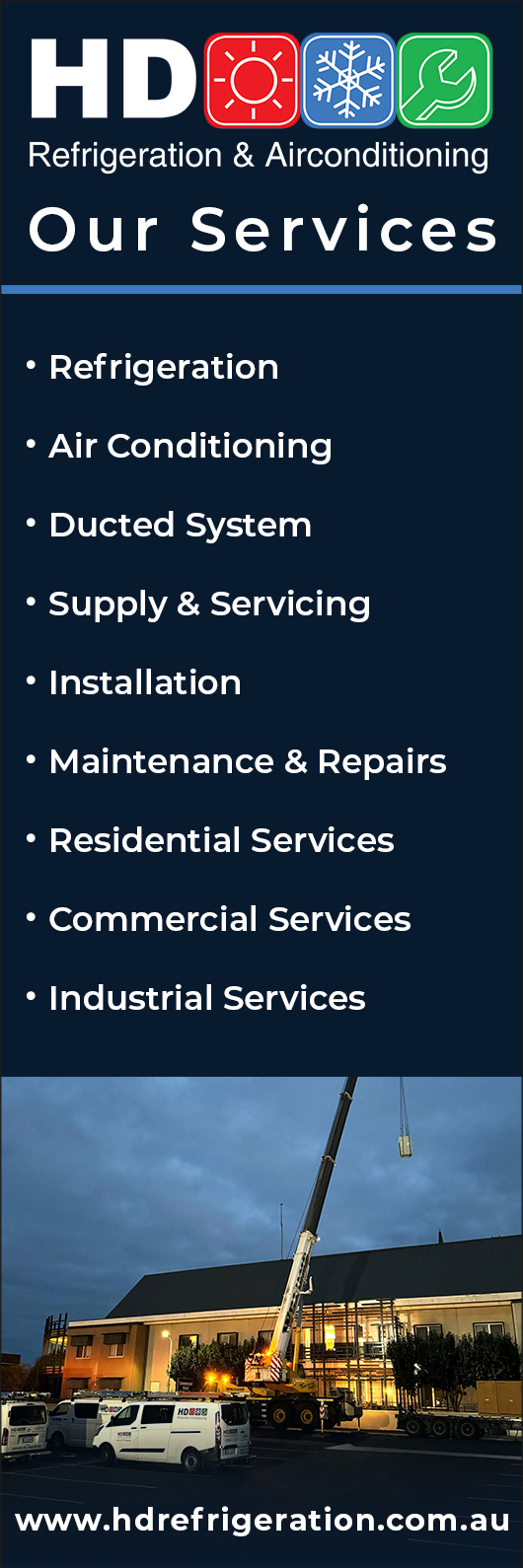 HD Refrigeration Air Conditioning Pty. Ltd. - Promotion