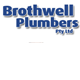 Brothwell Plumbers Pty Ltd - logo