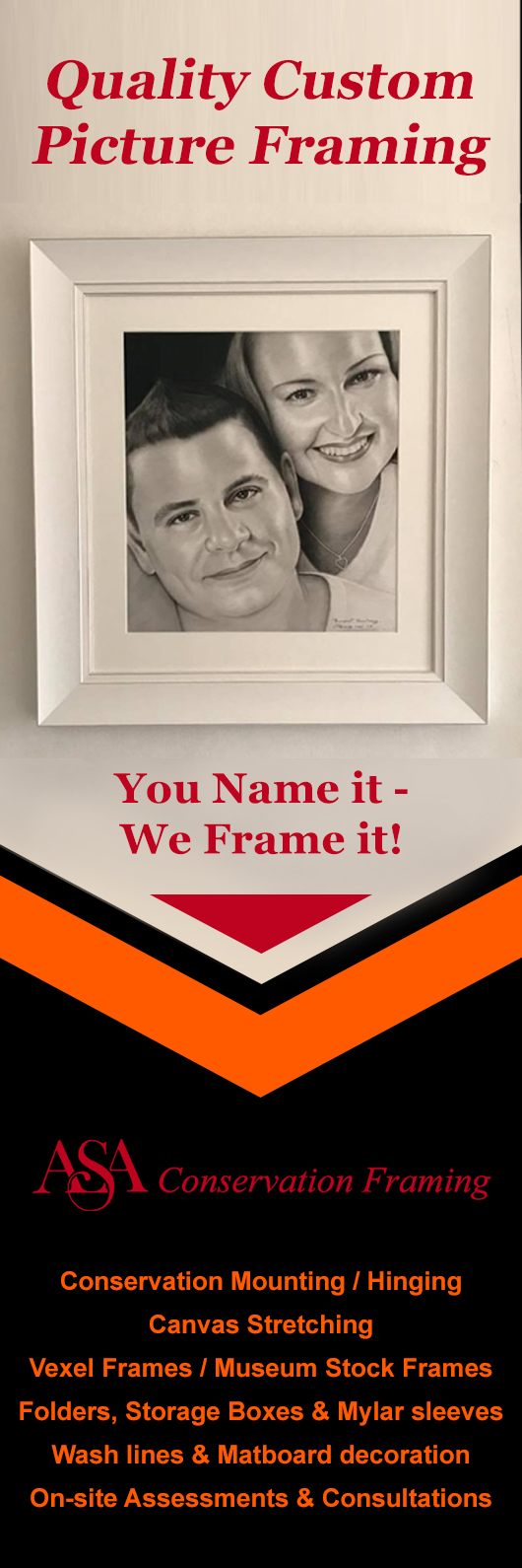 ASA Conservation Framing Photo Frames & Picture Framing Richmond