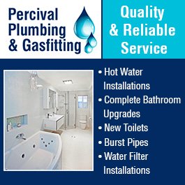Percival Plumbing & Gasfitting - Promotion