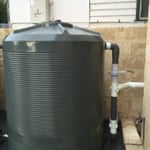 Rainwater harvesting with slide gate valves