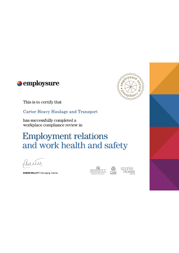Employsure Certify