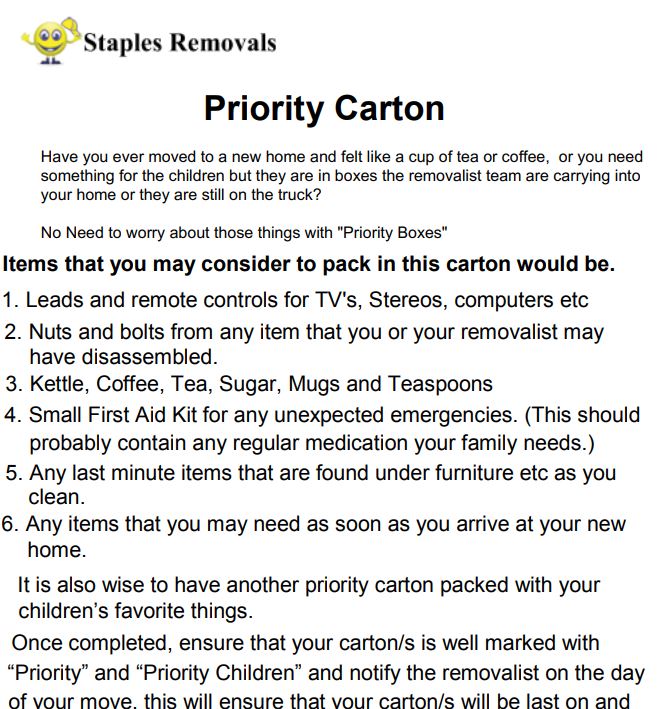 Priority Carton