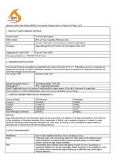 AGS Material Safety Data Sheet