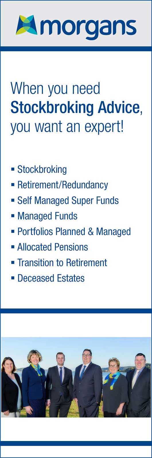 Morgans Financial Limited - Gosford - Promotion