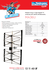 Phased Array X Type Digital TV