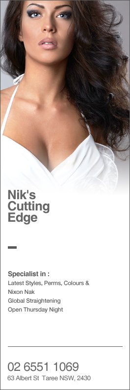 Nik's Cutting Edge - Promotion