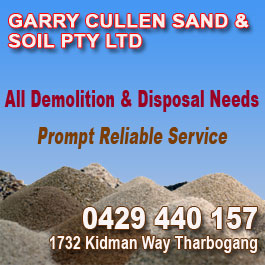 Garry Cullen Sand & Soil Pty Ltd - Promotion