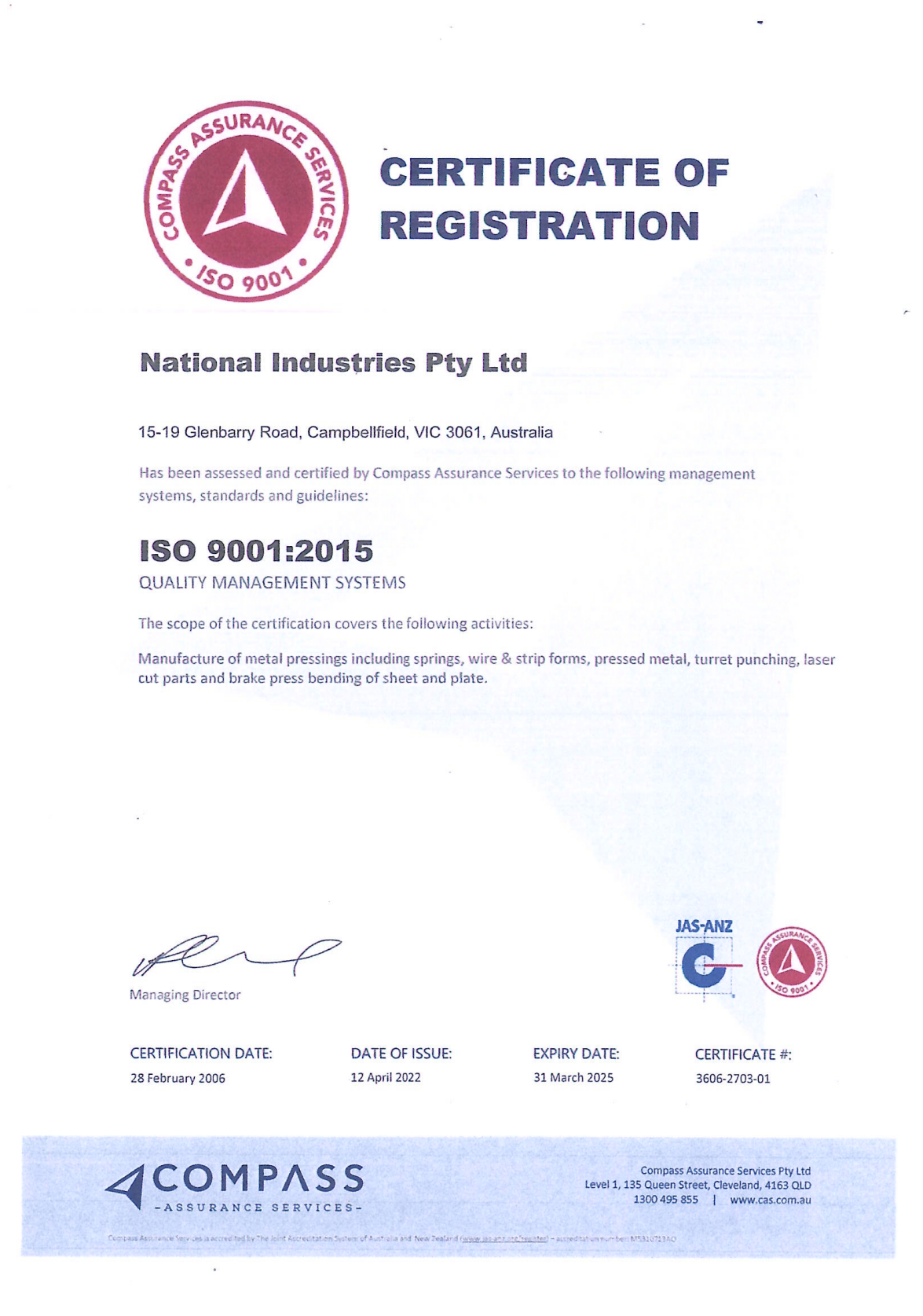 Accreditation