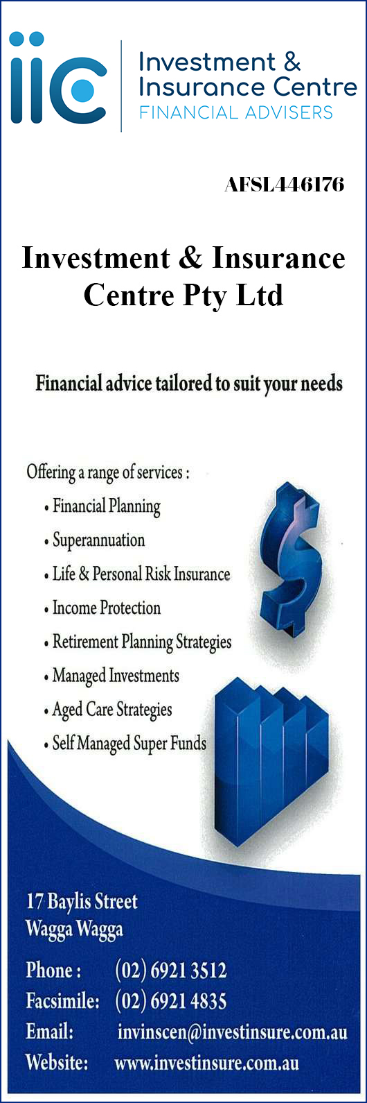 Investment & Insurance Centre - Promotion