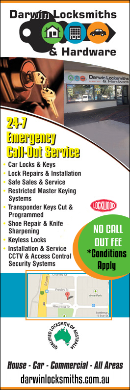 Darwin Locksmiths & Hardware - Promotion