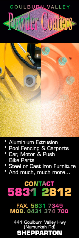 Goulburn Valley Powder Coaters - Promotion