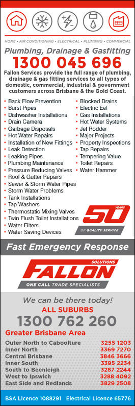 Fallon Electrical, Plumbing & Air Conditioning - Promotion