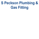 S Peckson Plumbing &amp; Gas Fitting - logo