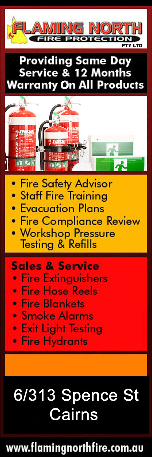 Flaming North Fire Protection Pty Ltd - Promotion