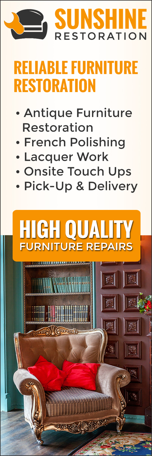 Sunshine Restoration Furniture Restoration & Repairs Maroochydore