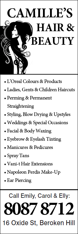 Camilles Hair & Beauty - Promotion