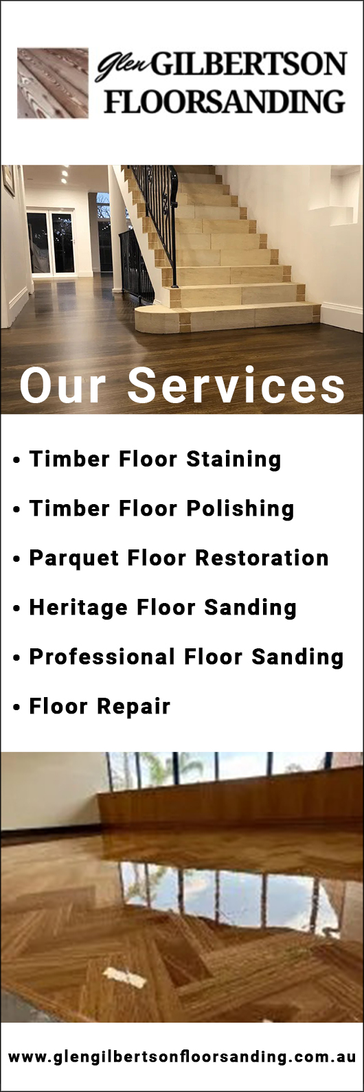 Glen Gilbertson Floorsanding - Promotion