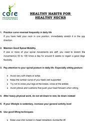 Healthy Necks