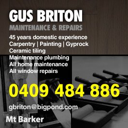 Gus Briton Maintenance & Repairs - Promotion