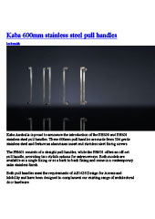 Kaba 600mm stainless steel