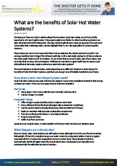 Benefits Of Hot Water Systems