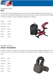 SEATED EQUIPMENT