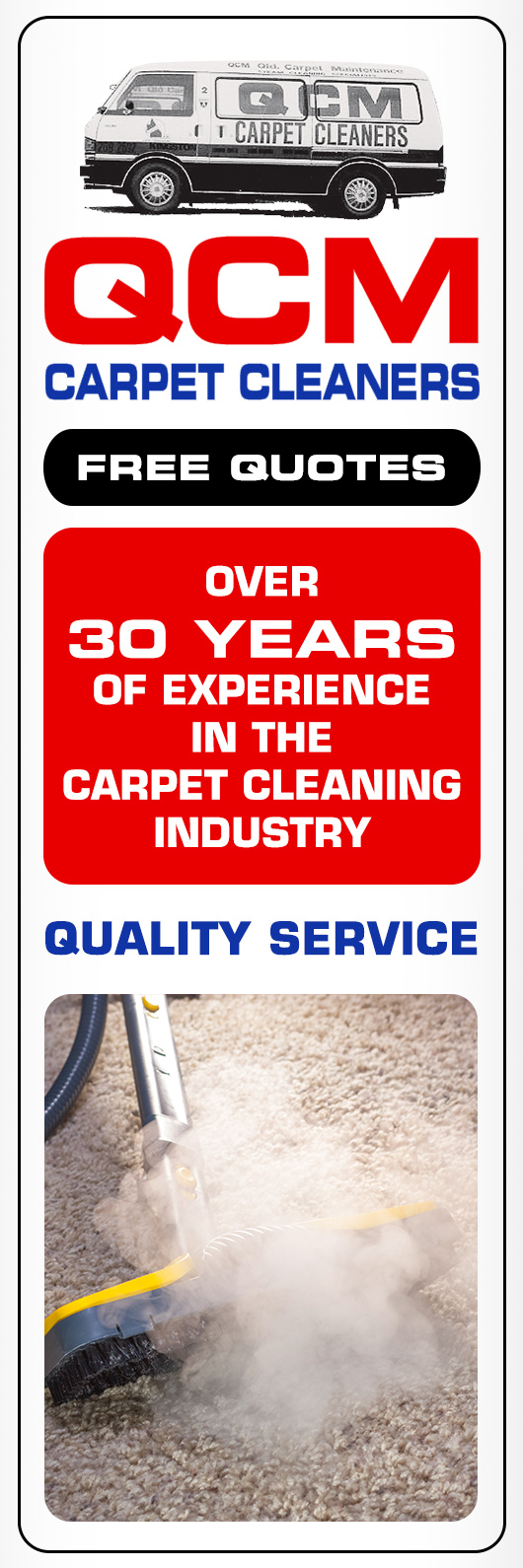 QCM Carpet Cleaners Carpet Cleaning & Protection Logan Yellow Pages®