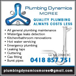 Plumbing Dynamics Moree - Promotion