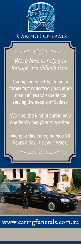Caring Funerals Pty Ltd - Promotion