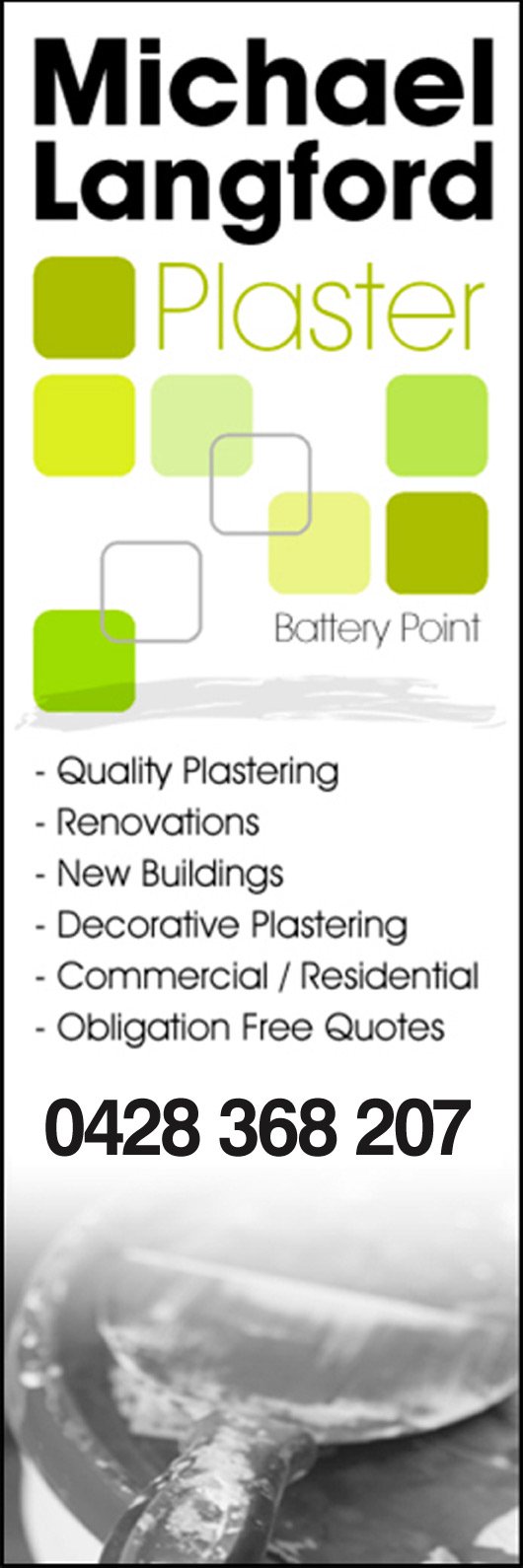 Michael Langford Plaster - Promotion