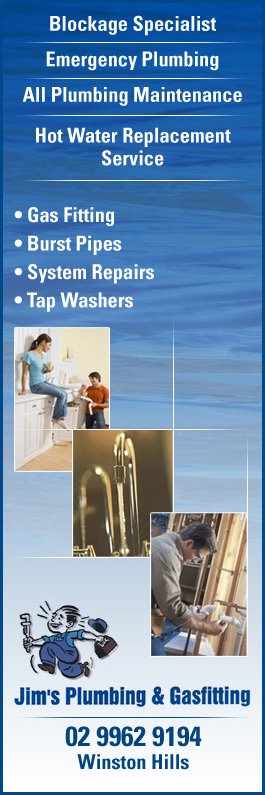 Jim's Plumbing & Gasfitting - Promotion