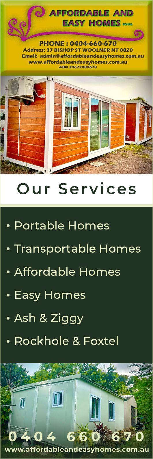 Affordable and Easy Homes - Promotion