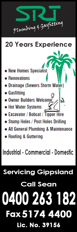 SRT Plumbing & Gasfitting - Promotion