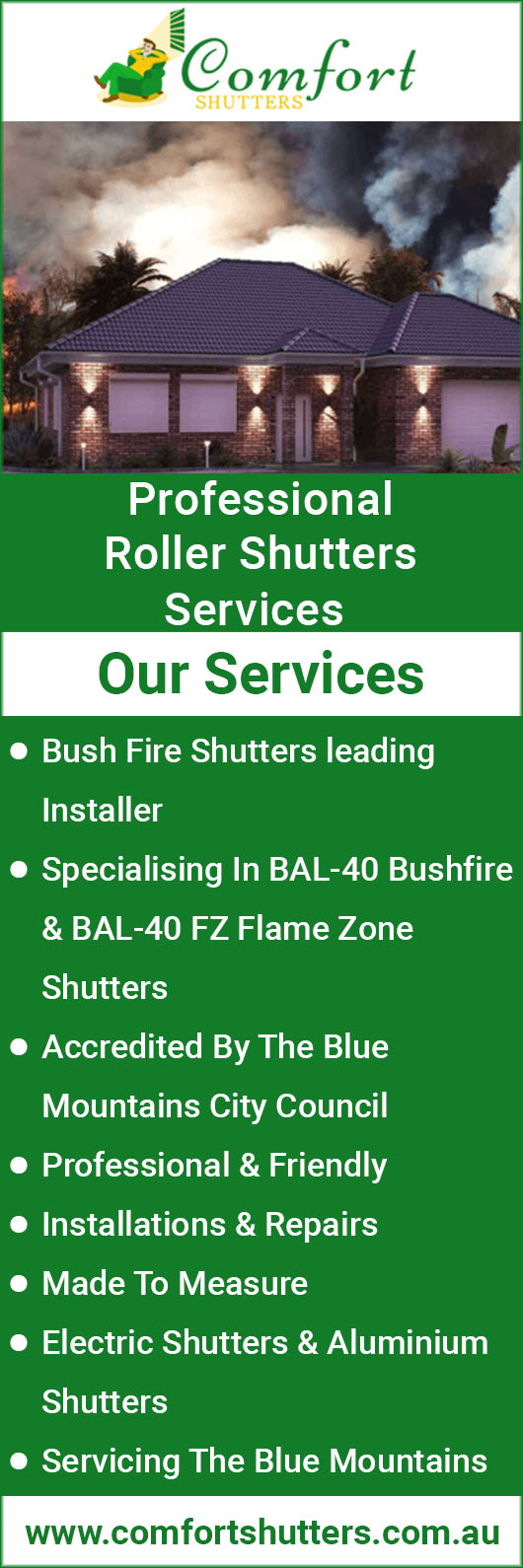 Comfort Shutters - Promotion
