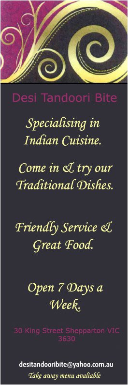 Desi Tandoori Bite - Promotion