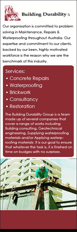Building Durability Pty Ltd - Promotion