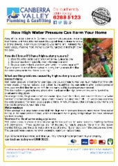 Is Water Pressure a Danger?