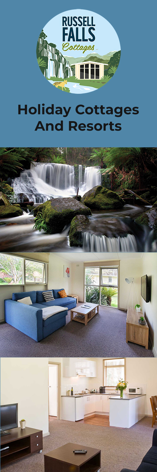 Russell Falls Riverfront Camping Pods - Promotion