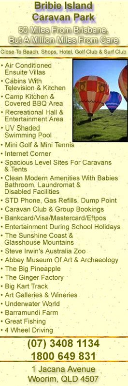 Bribie Island Caravan Park Caravan Parks 1 Jacana Ave Woorim