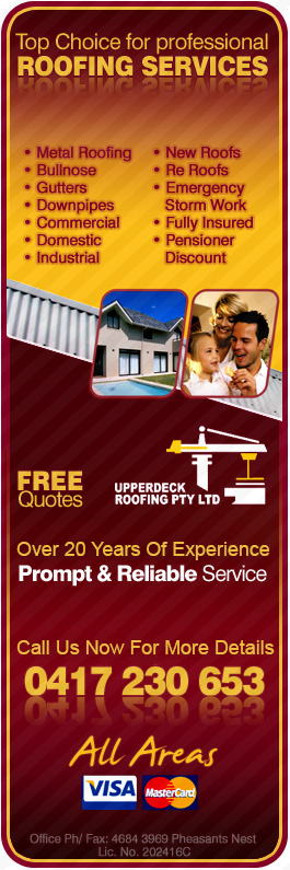 Upperdeck Roofing Pty Ltd - Promotion