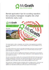 Rental Application Tips