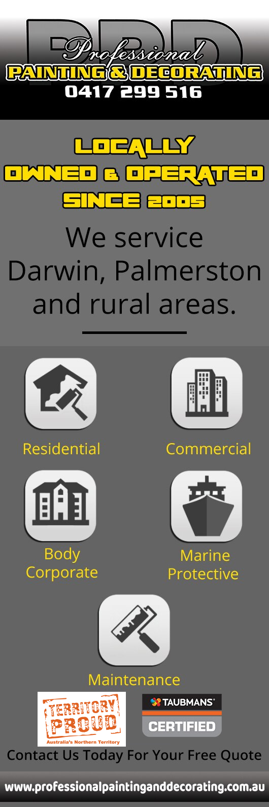 Professional Painting & Decorating - Promotion