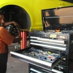 Mechanic in our Workshop