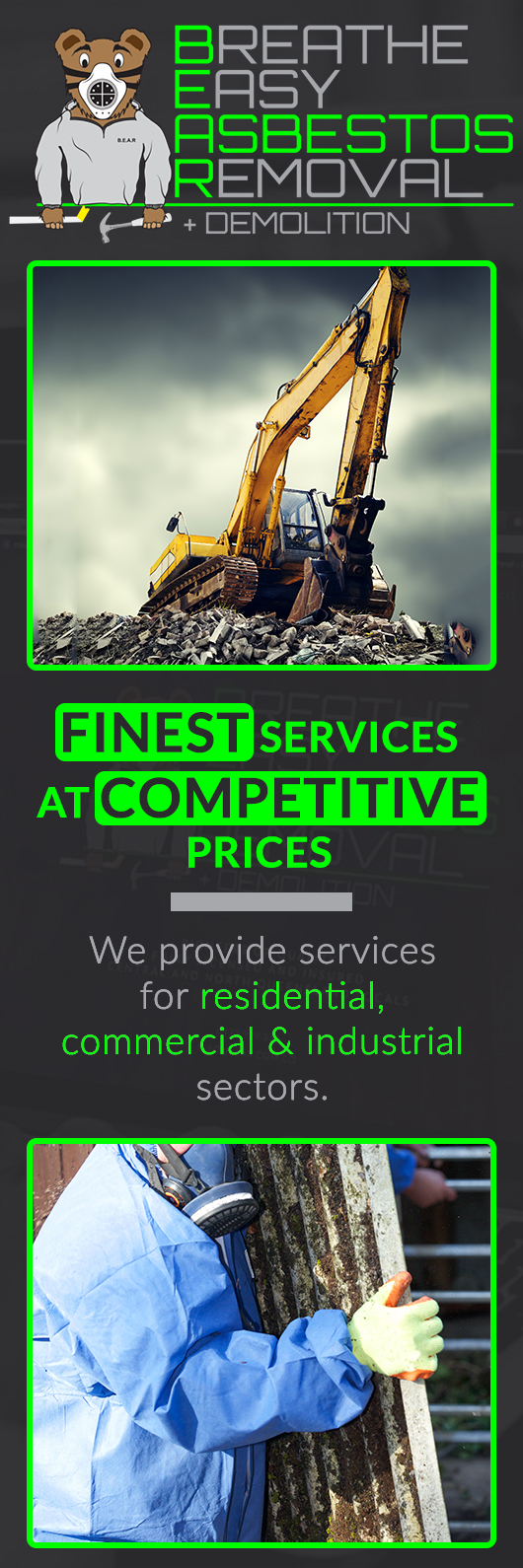 Breathe Easy Asbestos Removal And Demolition - Promotion