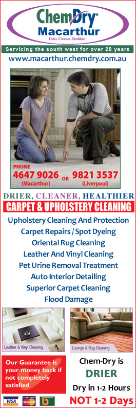 Chemdry Macarthur - Promotion